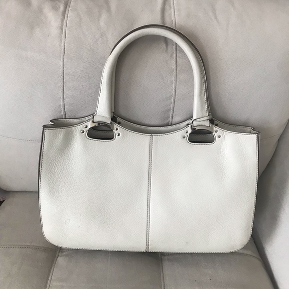 Tod's Ecru Calfskin Top Handle Bag - Picture 1 of 10